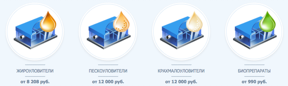 Иконки преимуществ на сайте zasorov-net.ru